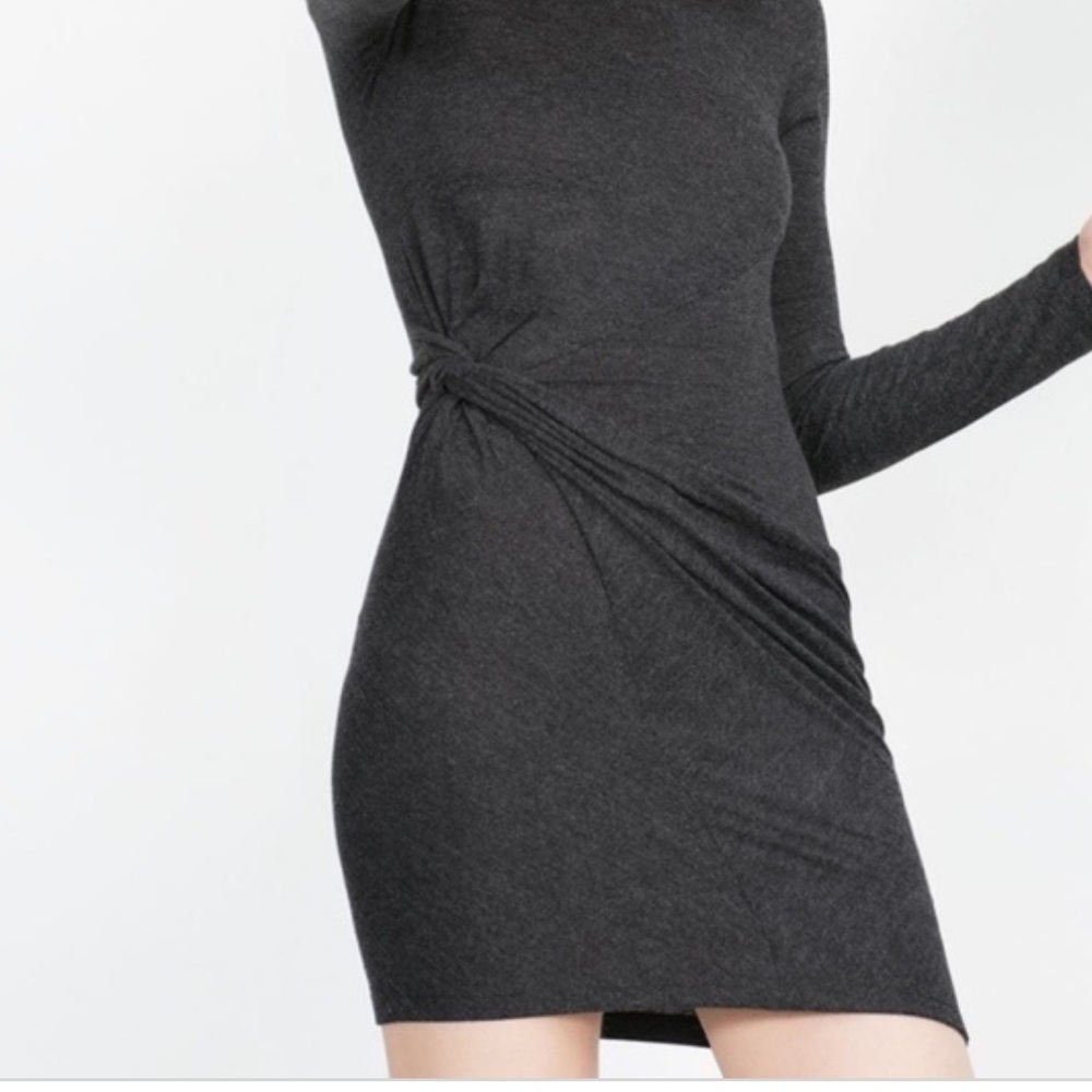 Zara Long Sleeve Twist Dress